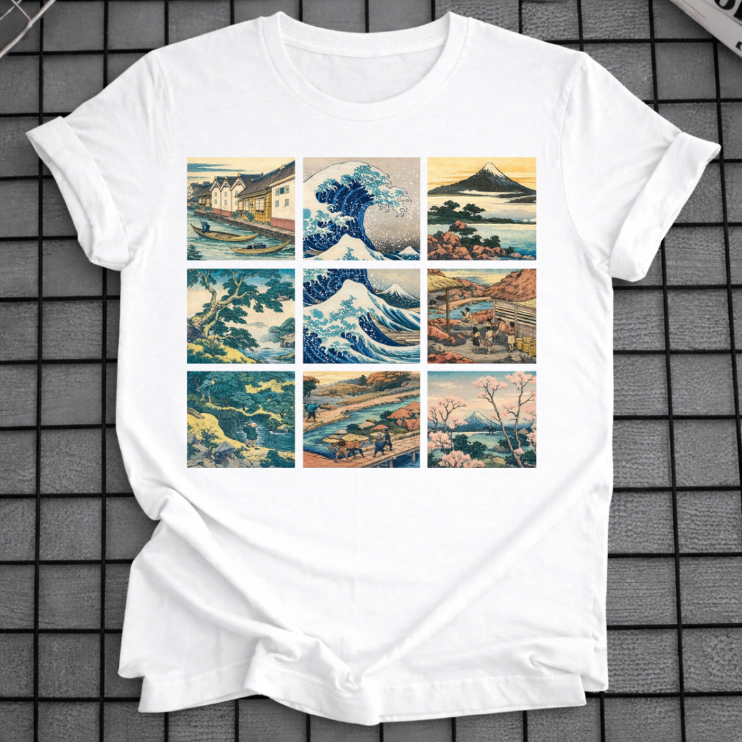 VINTAGE JAPAN KUNST T-SHIRT