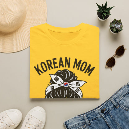 Korean Mom T-Shirt — "Like a Regular Mom But Cooler" Stylish Korean Pride Top