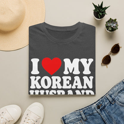 I LOVE MY KOREAN HUSBAND T-SHIRT