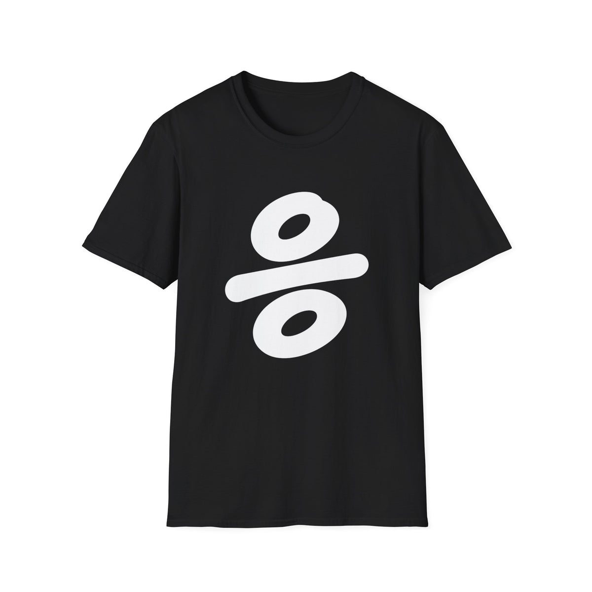 Percent Symbol Graphic T‑Shirt — Minimal Symbol Tee