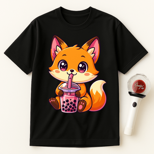 KAWAII FOX BOBA UNISEX T-SHIRT