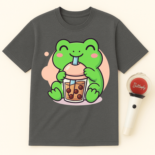 BOBA TEA FROG UNISEX T-SHIRT