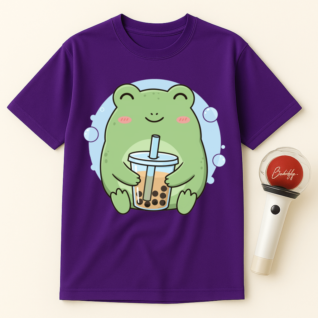 FROG BUBBLE TEA UNISEX T-SHIRT