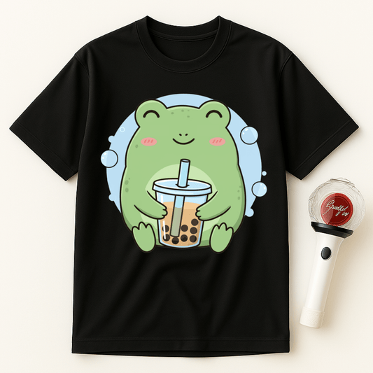 FROG BUBBLE TEA UNISEX T-SHIRT