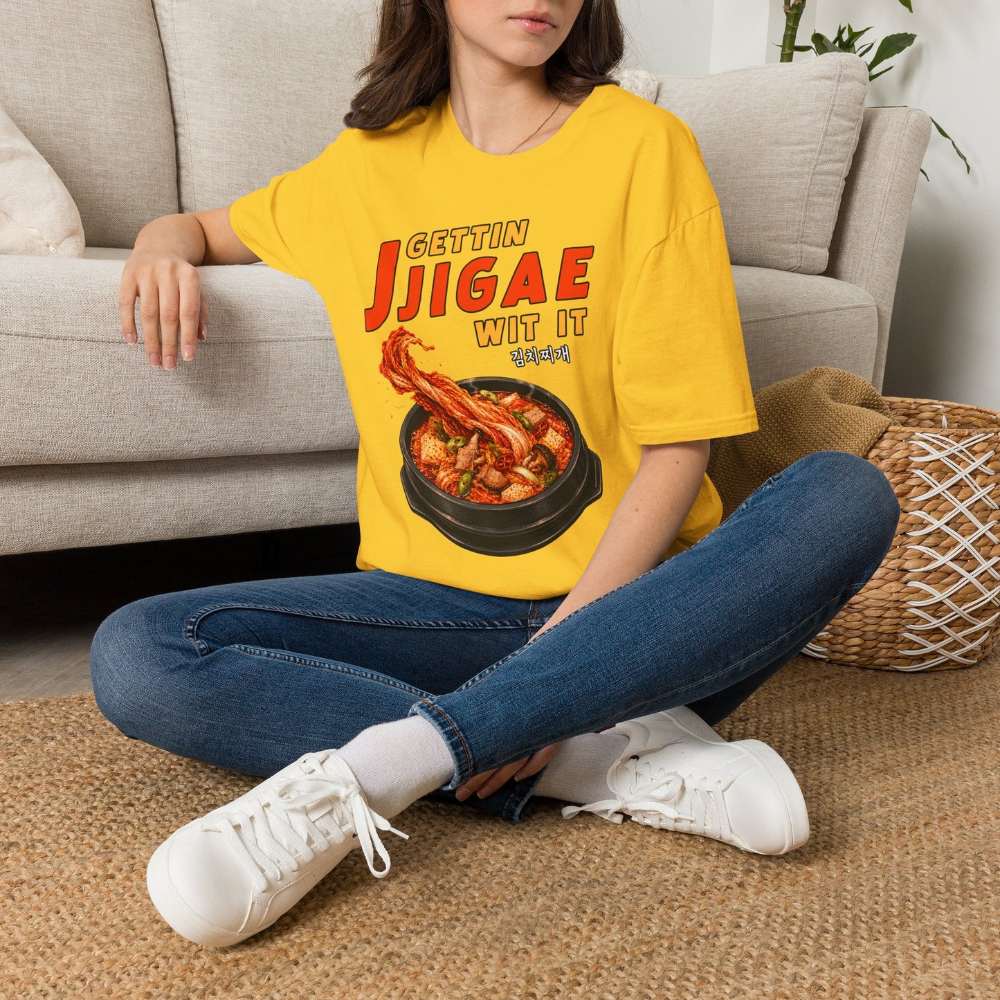 Gettin Jjigae Wit It T-Shirt — Korean Stew Graphic Tee