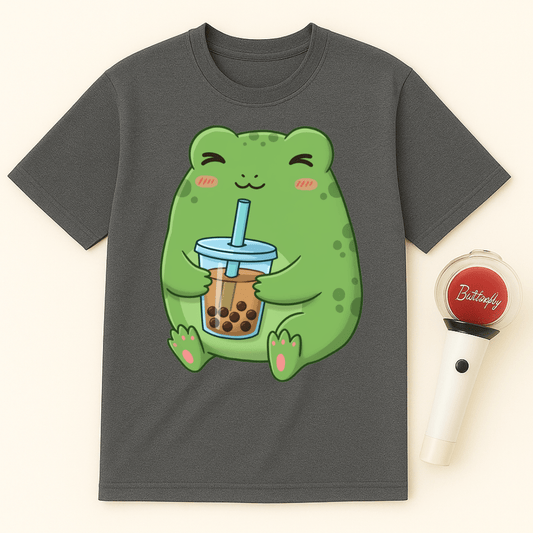 BOBA TEA FROG UNISEX T-SHIRT