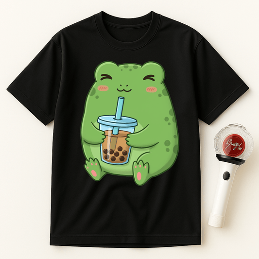 BOBA TEA FROG UNISEX T-SHIRT