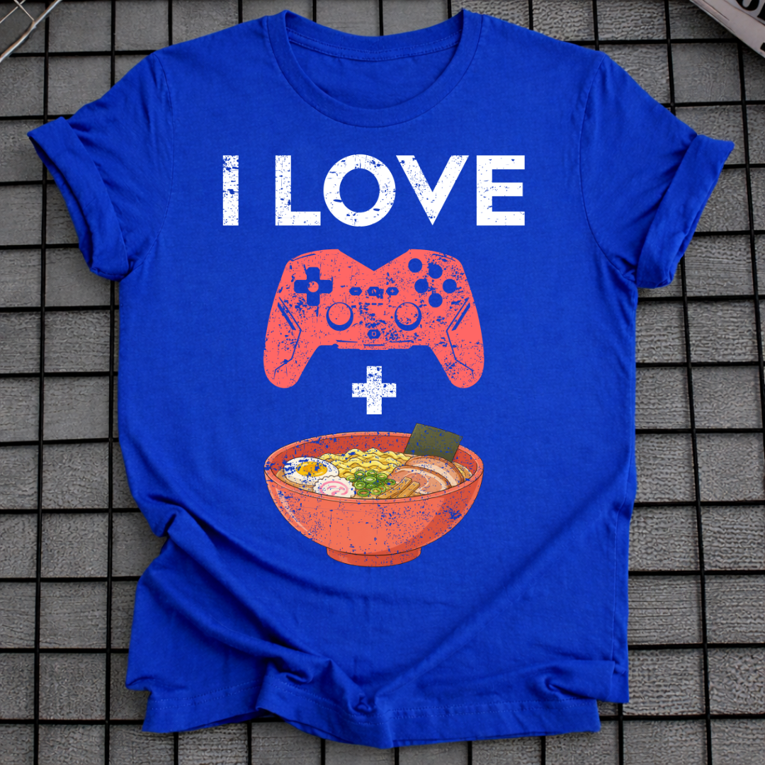 ICH LIEBE RAMEN GAMING T-SHIRT
