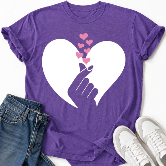 K-POP-HERZ-T-SHIRT