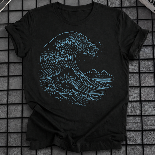 GREAT WAVE LINE T-SHIRT
