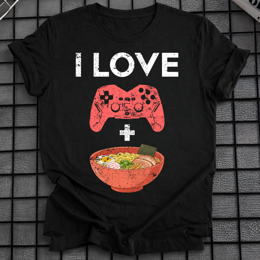 ICH LIEBE RAMEN GAMING T-SHIRT