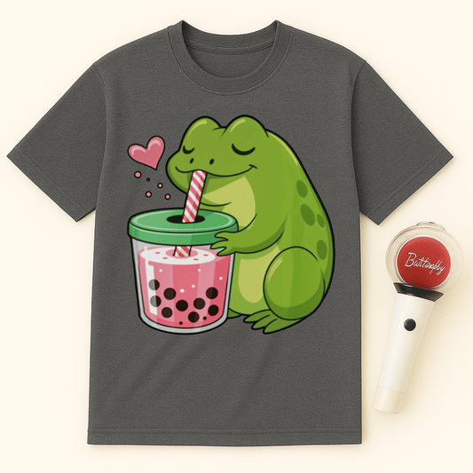 FROG BUBBLE TEA UNISEX T-SHIRT