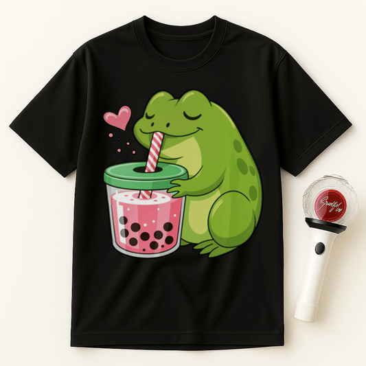FROG BUBBLE TEA UNISEX T-SHIRT