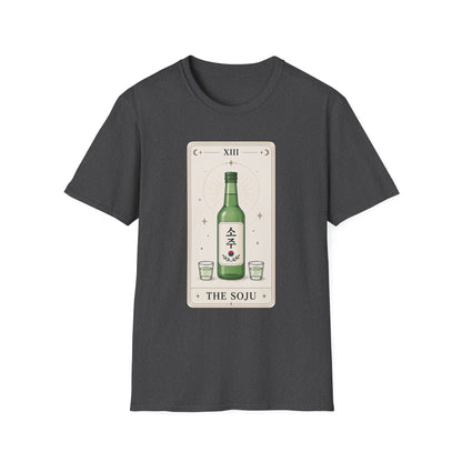 Soju Tarot T-Shirt — Illustrated Bottle 'The Soju' Graphic Tee