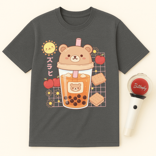 KAWAII BOBA BEAR UNISEX T-SHIRT