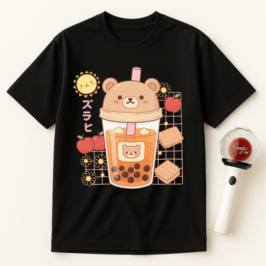 KAWAII BOBA BEAR UNISEX T-SHIRT