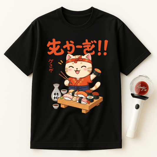 SUSHI CAT CHEF UNISEX T-SHIRT