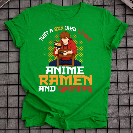 ANIME RAMEN & GAMING T-SHIRT