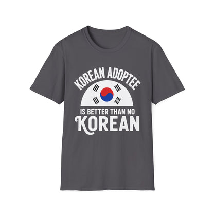 Korean Adoptee T-Shirt – Proud Korean Flag Graphic Tee