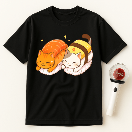 CAT SUSHI DUO UNISEX T-SHIRT