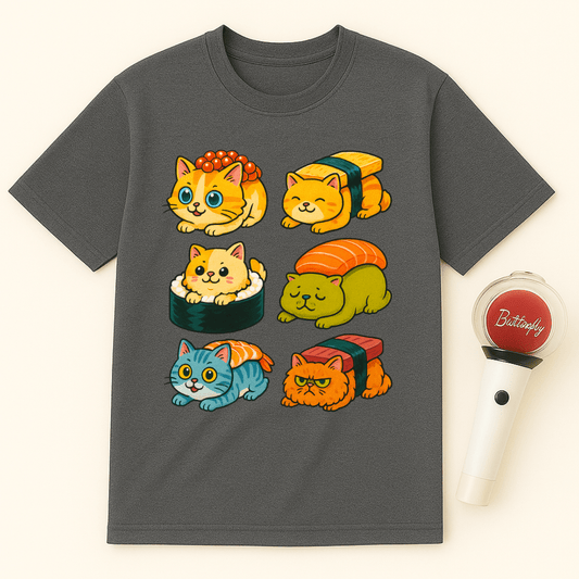 SUSHI CAT UNISEX T-SHIRT