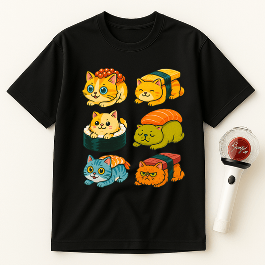SUSHI CAT UNISEX T-SHIRT