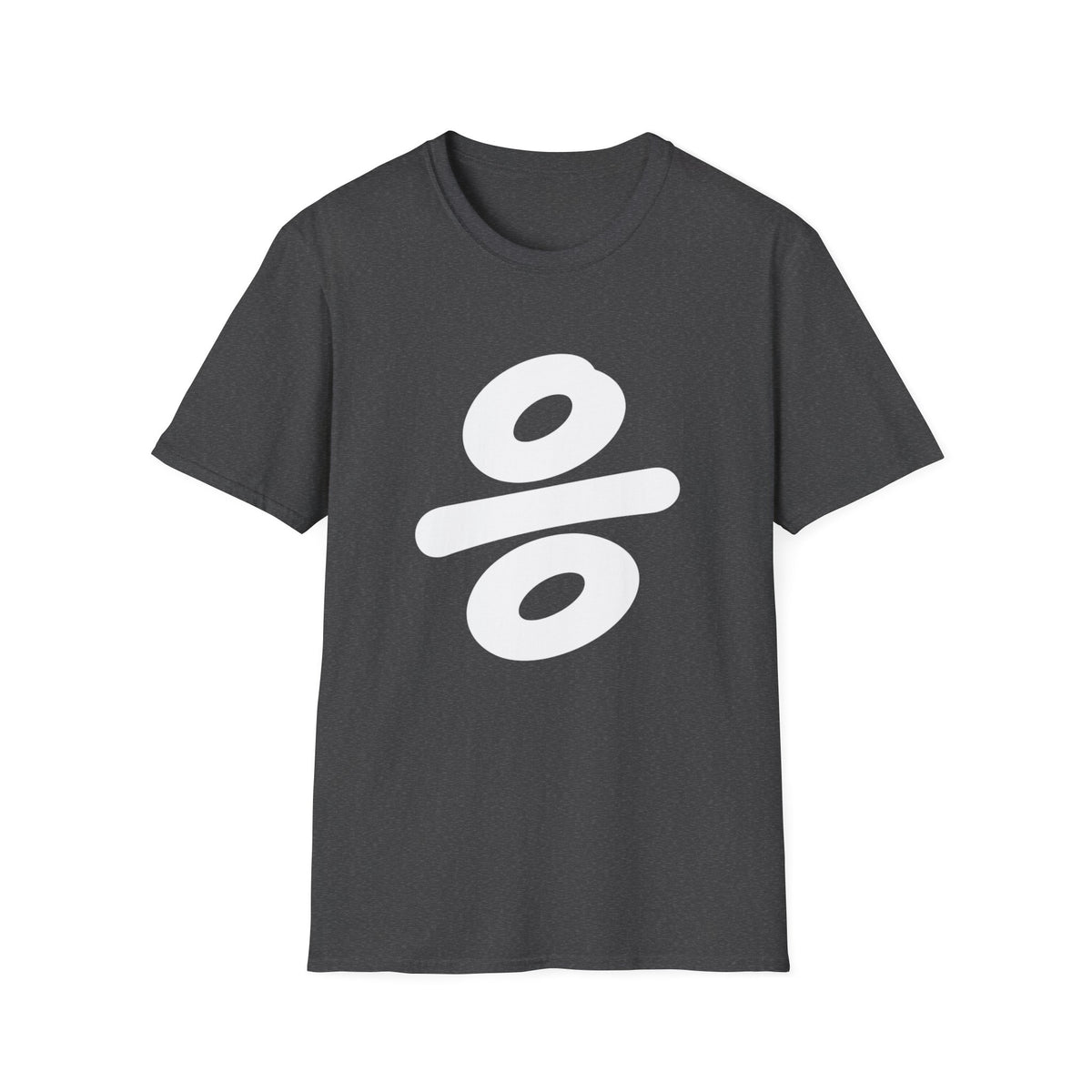 Percent Symbol Graphic T‑Shirt — Minimal Symbol Tee
