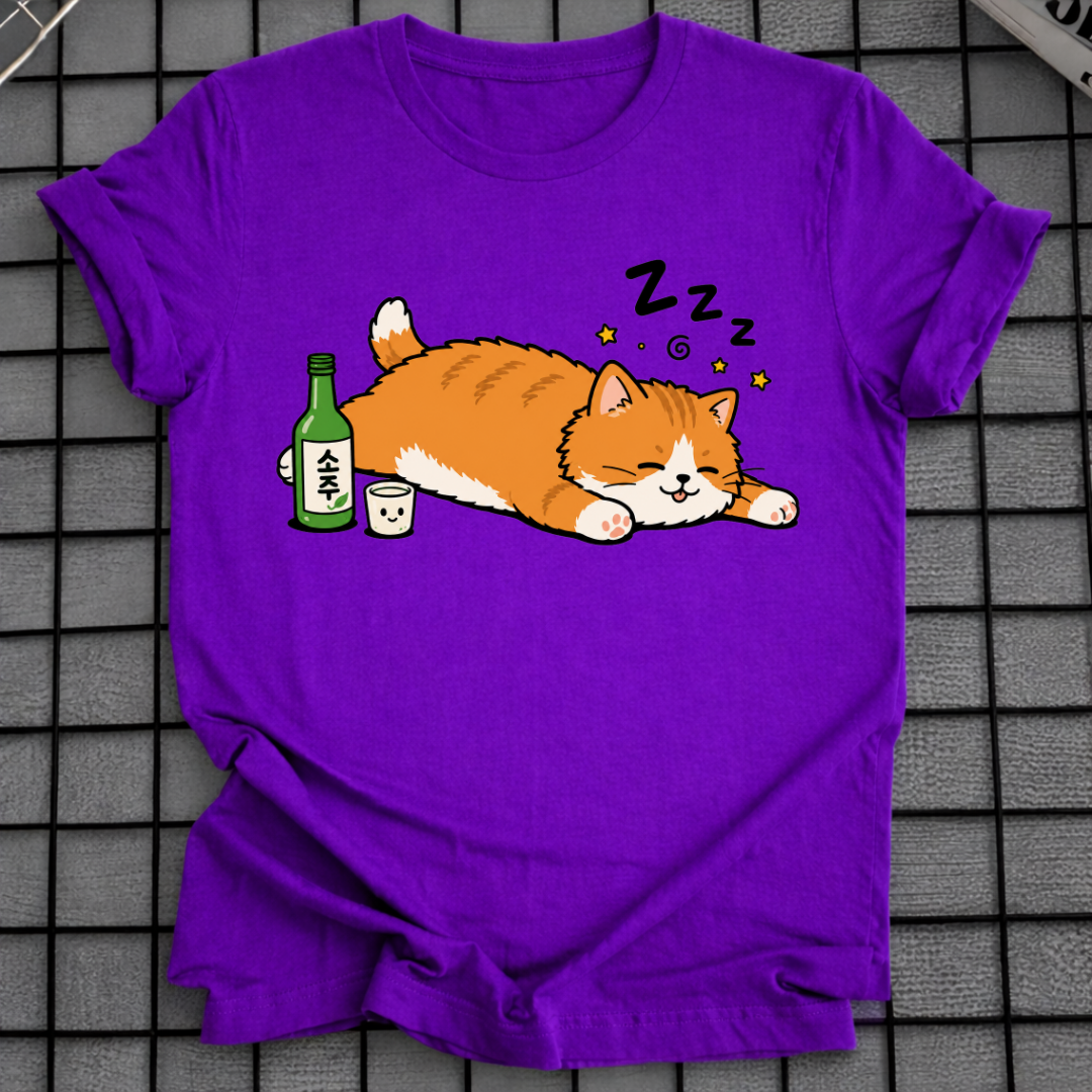CAT AFTER SOJU T-SHIRT