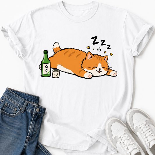 CAT AFTER SOJU T-SHIRT