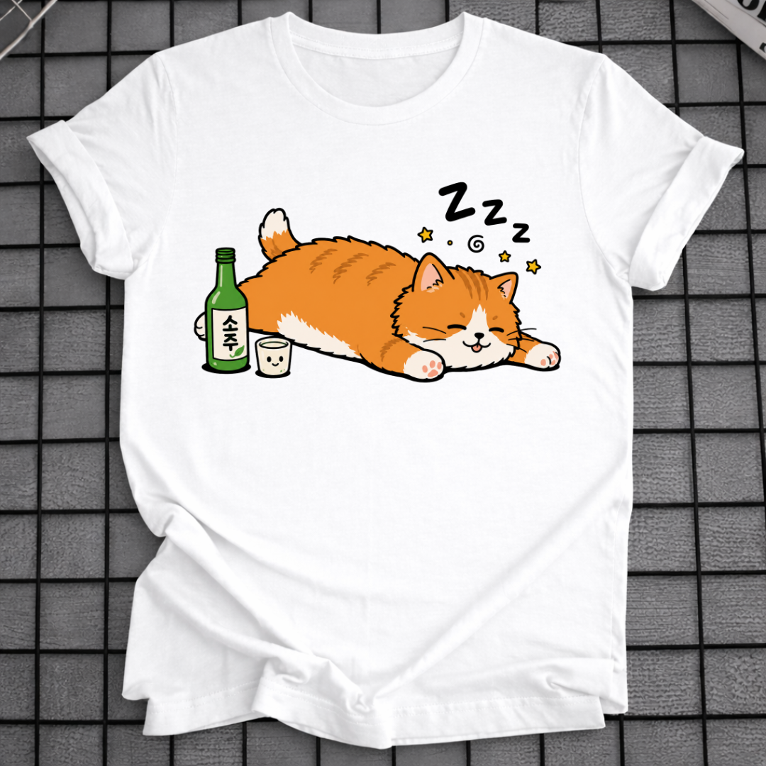 CAT AFTER SOJU T-SHIRT