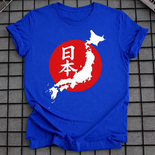 JAPAN MAP SUN T-SHIRT