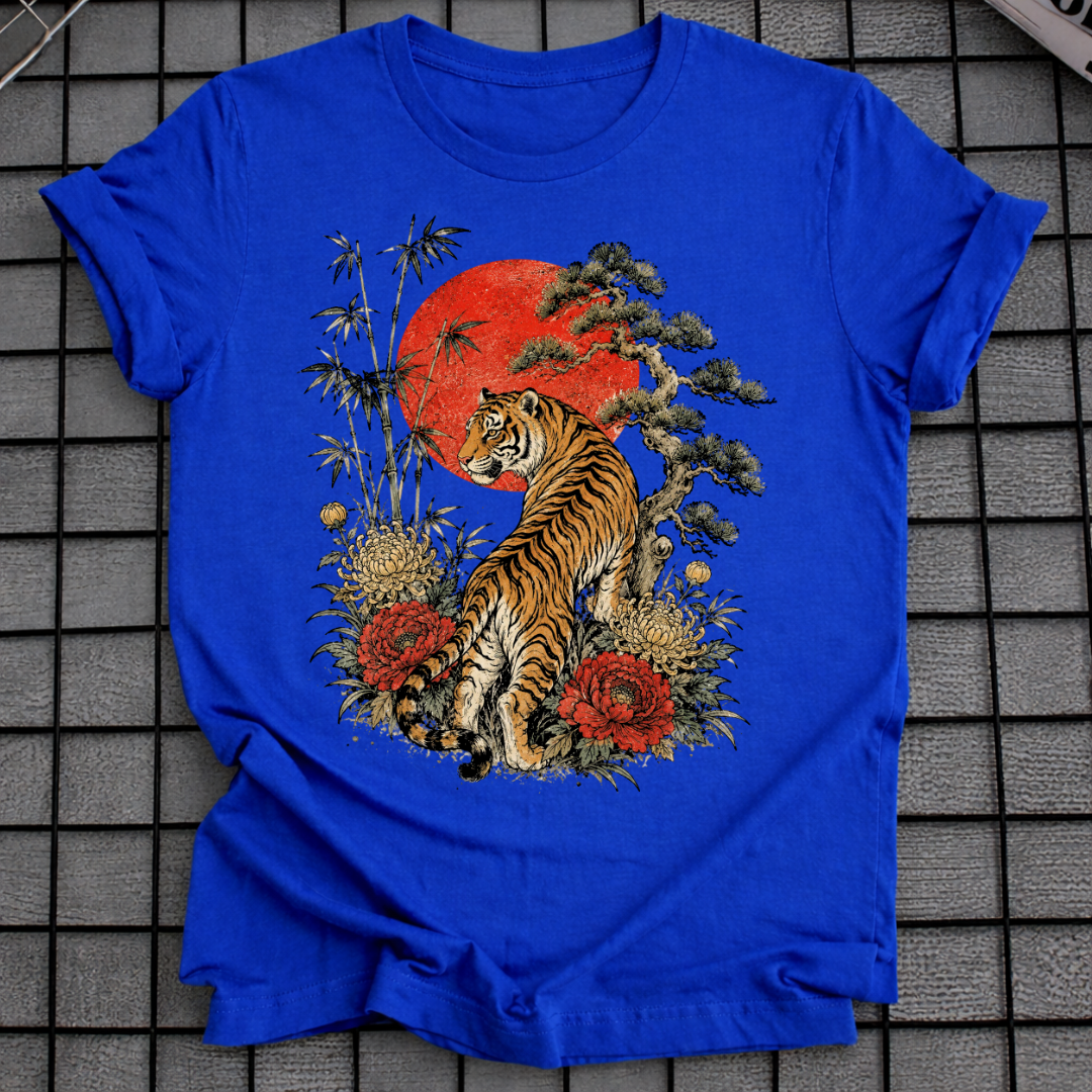 TIGER SUNSET T-SHIRT