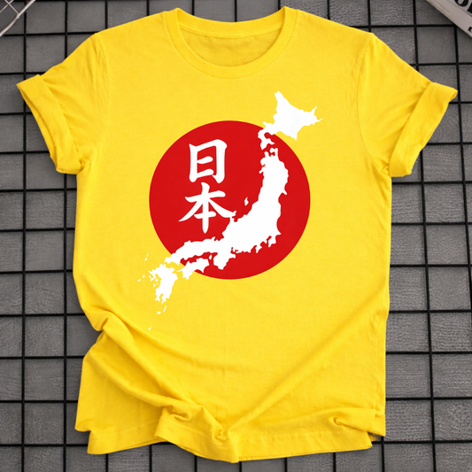 JAPAN MAP SUN T-SHIRT