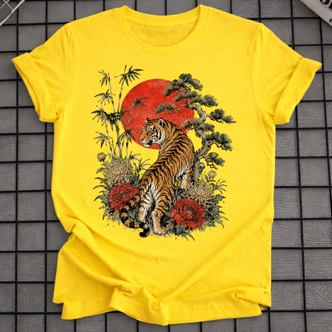 TIGER SUNSET T-SHIRT