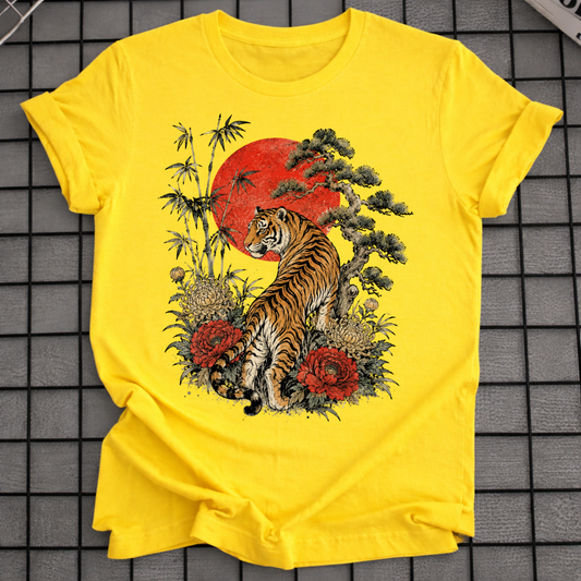 TIGER SUNSET T-SHIRT