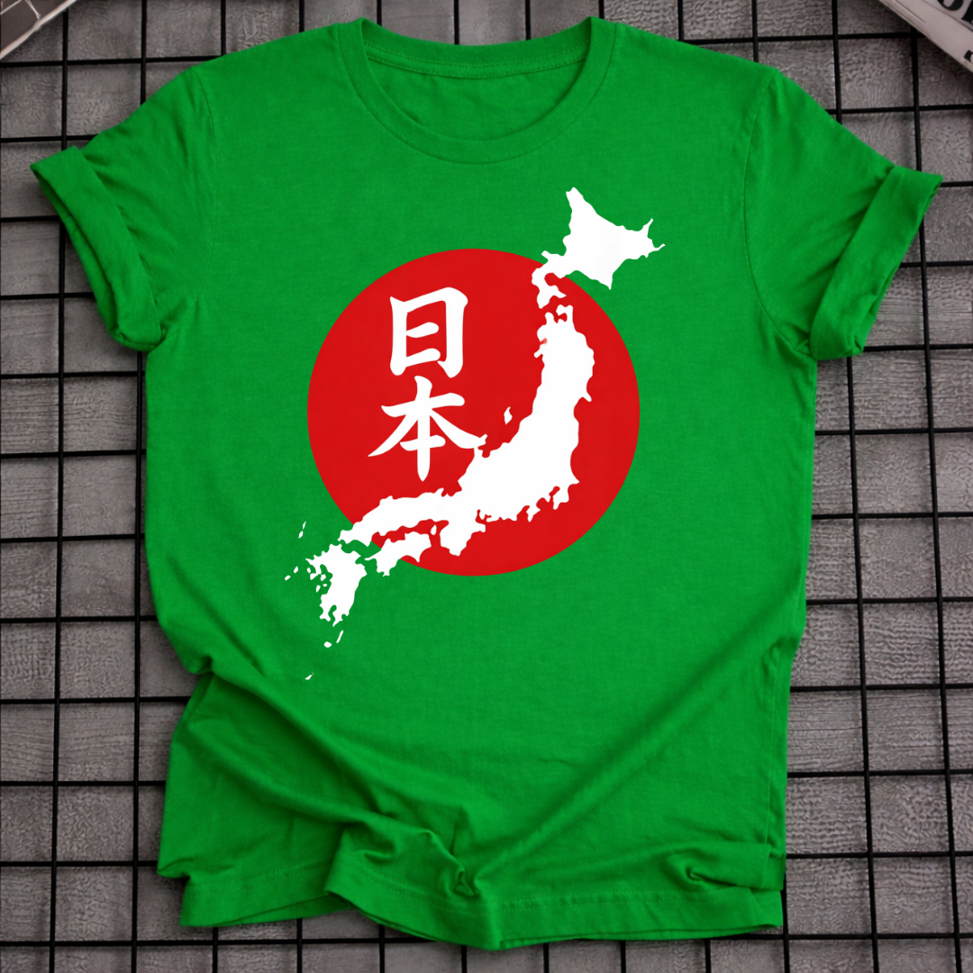 JAPAN KARTE SONNE T-SHIRT