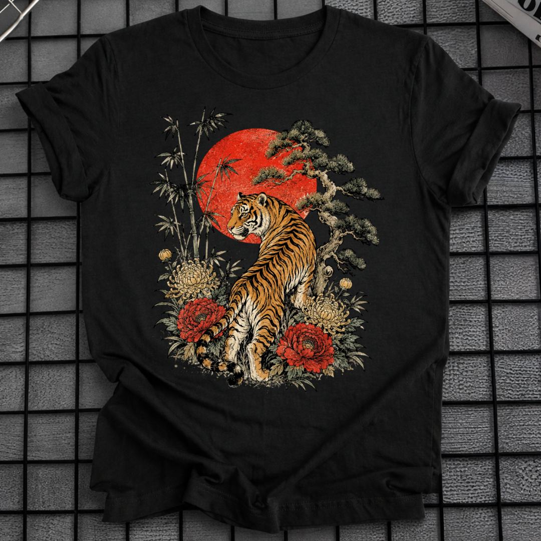 TIGER SUNSET T-SHIRT