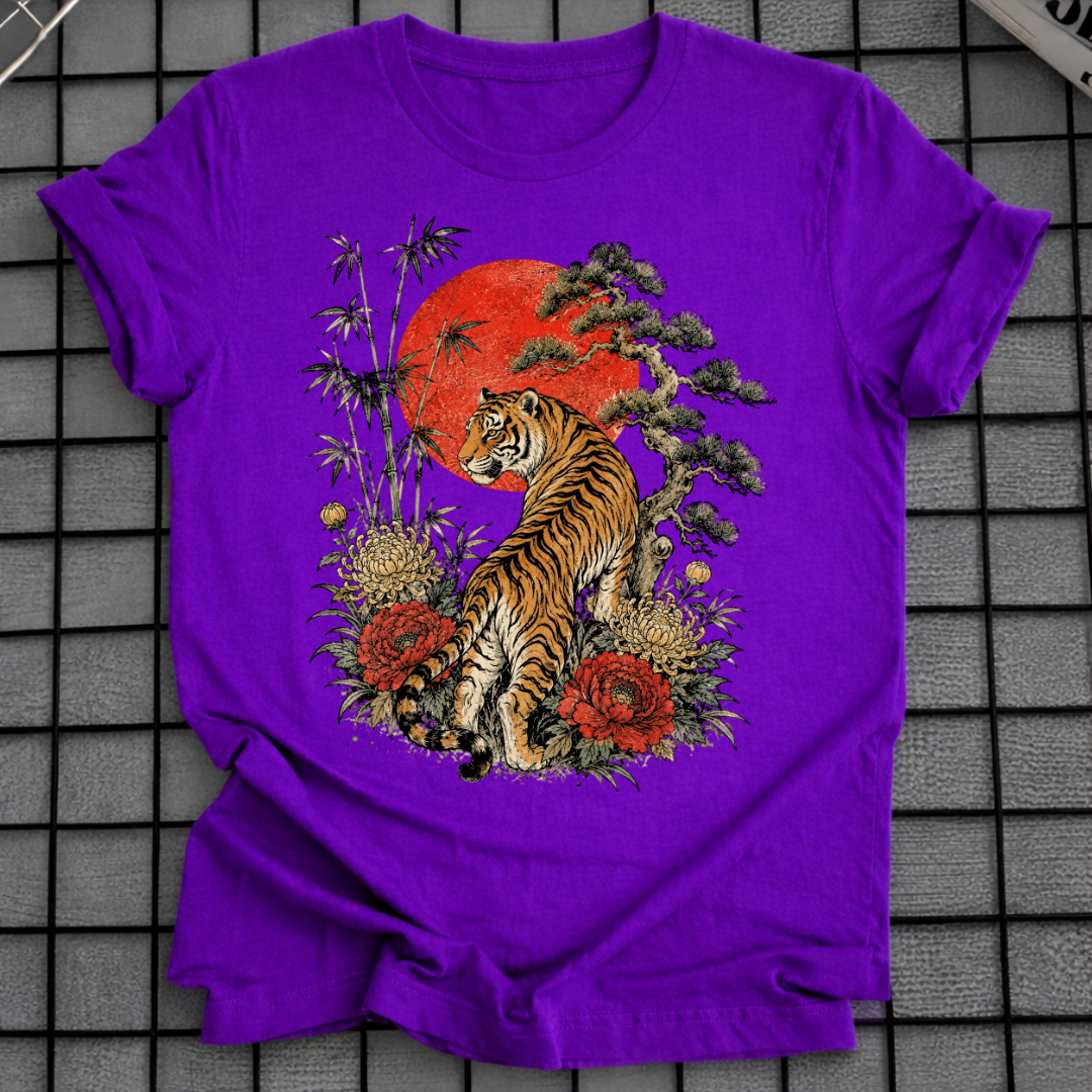 TIGER SUNSET T-SHIRT