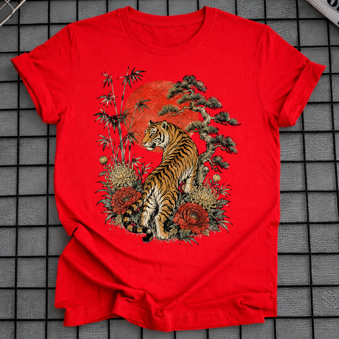 TIGER SUNSET T-SHIRT