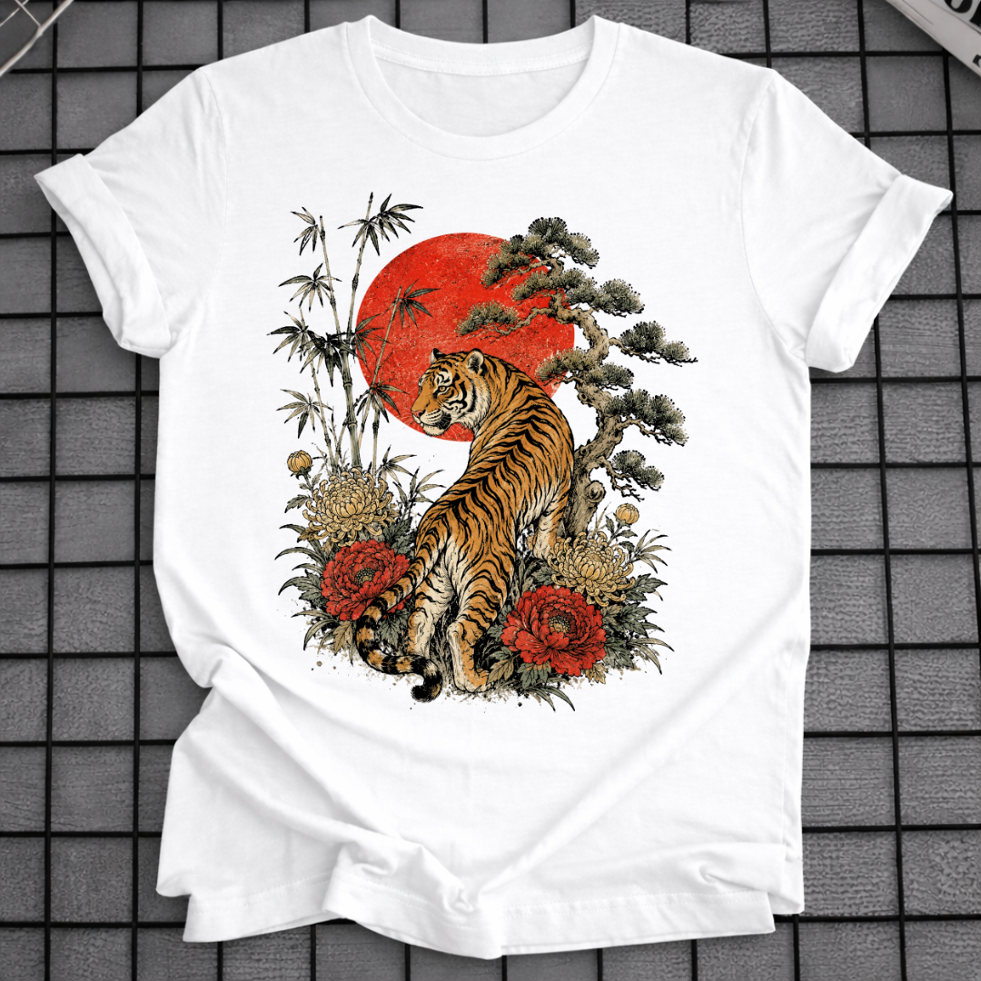 TIGER SUNSET T-SHIRT