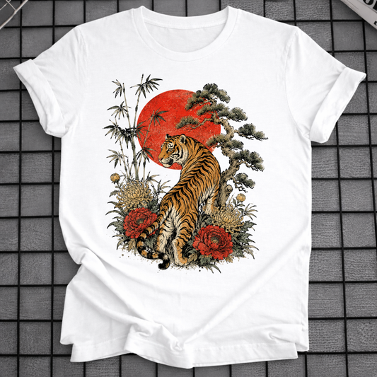 TIGER SUNSET T-SHIRT