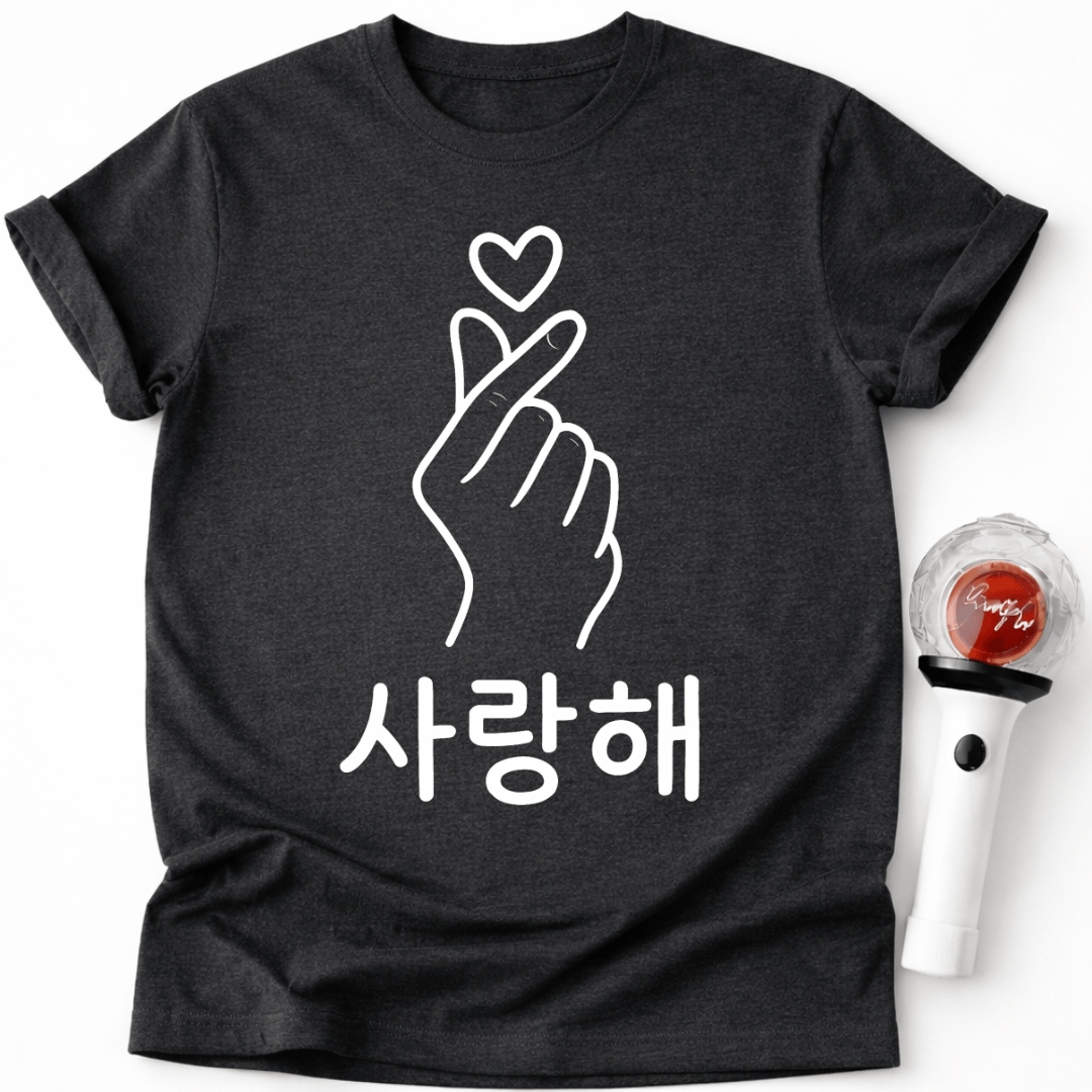 K-POP SARANGHAE HERZ-T-SHIRT