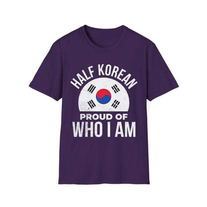 Half Korean T-Shirt — "Proud of Who I Am" Heritage Tee