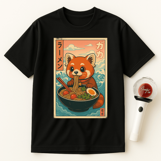 JAPANESE RED PANDA RAMEN UNISEX T-SHIRT