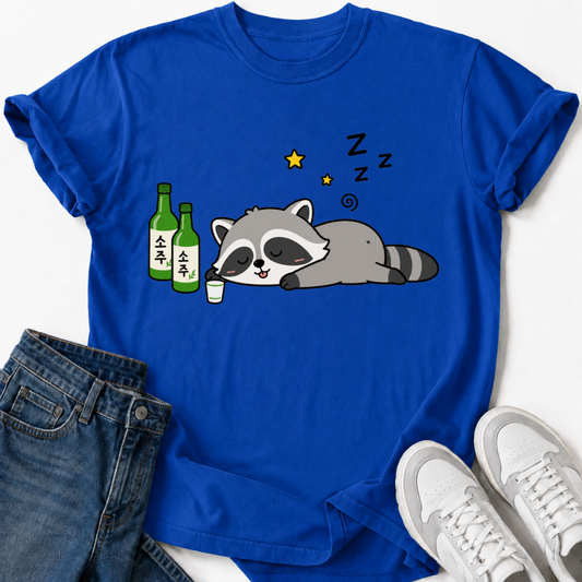 SLEEPING RACCOON SOJU T-SHIRT