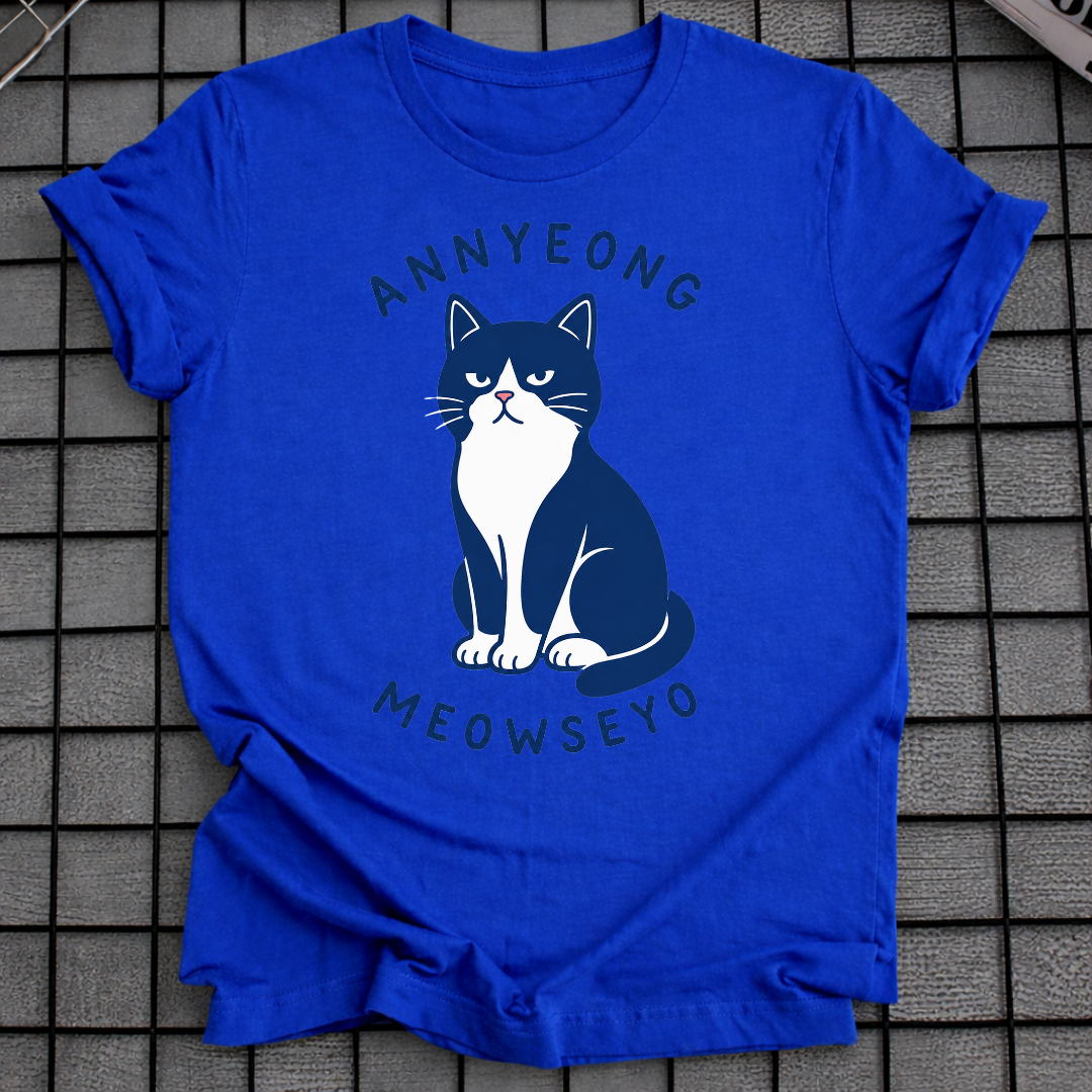 ANNYEONG MEOWSEYO T-SHIRT