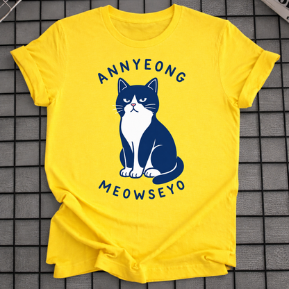 ANNYEONG MEOWSEYO T-SHIRT