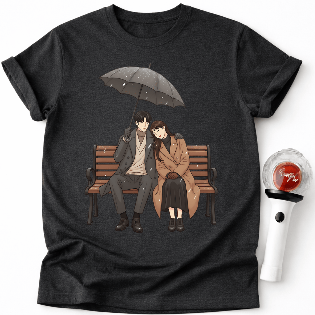 ROMANTISCHER REGENSCHIRM-T-SHIRT