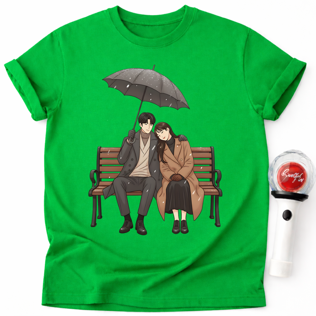 ROMANTISCHER REGENSCHIRM-T-SHIRT