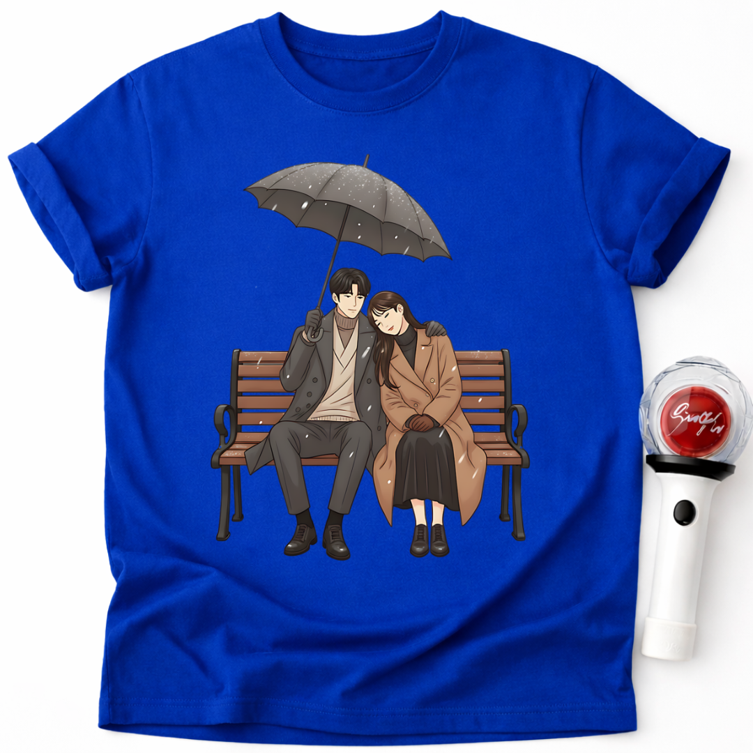 ROMANTISCHER REGENSCHIRM-T-SHIRT